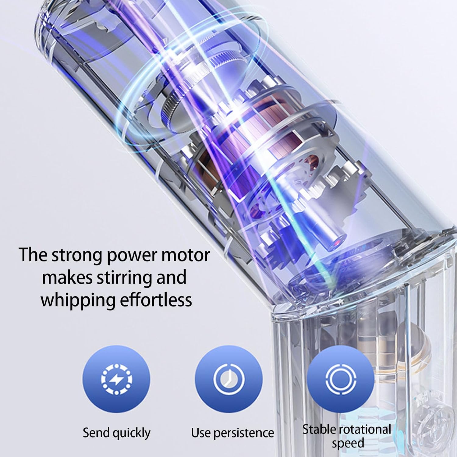 Portable Electric Eggs Beater With Double Changeable Attachments 3 Speed Mode Space Saving Foldable Body Kitchen Tool Mixing Butter