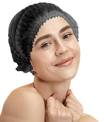 Miniatura 22 de Red para el cabello, redes plisadas desechables Blanco, 100 unidades Redes de pelo para servicio de alimentos, uso médico, redes para el cabello