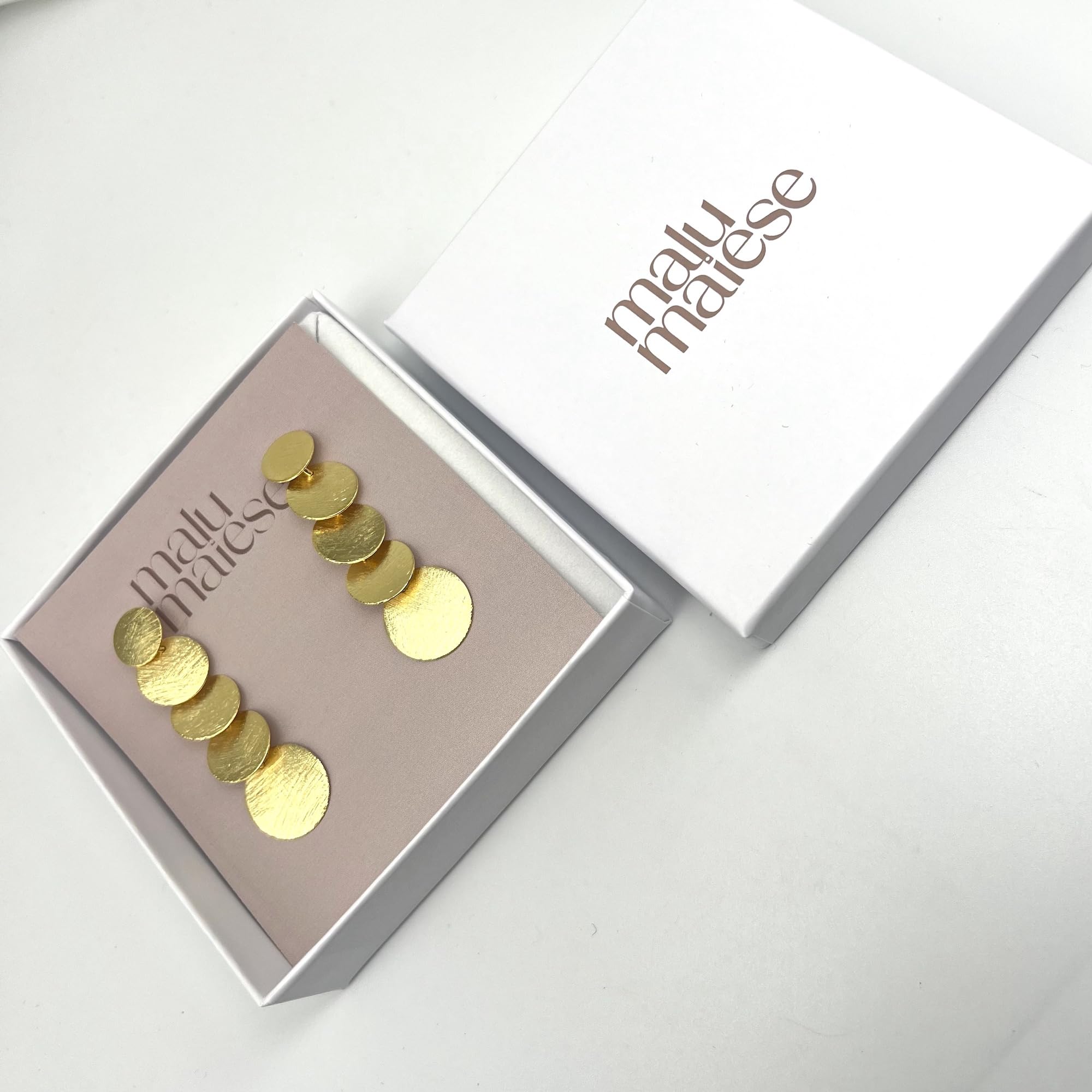 Orecchini Fall lunghi, orecchini placcati in oro 18 carati con cerchi, gioielli da festa leggeri per le donne, regalo per le donne