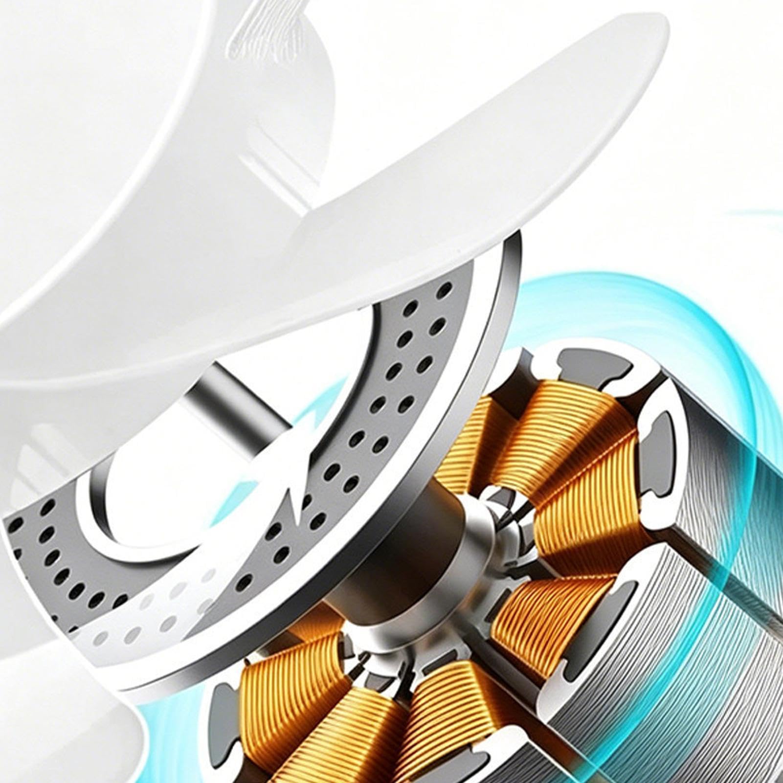Ventilador de refrigeración para mascotas, con ajustes Du Al-Speed, 13 cm, ventilador de jaula de pájaros, ventilador portátil Cäg E, diseño de abrazadera universal, para gatos, pájaros