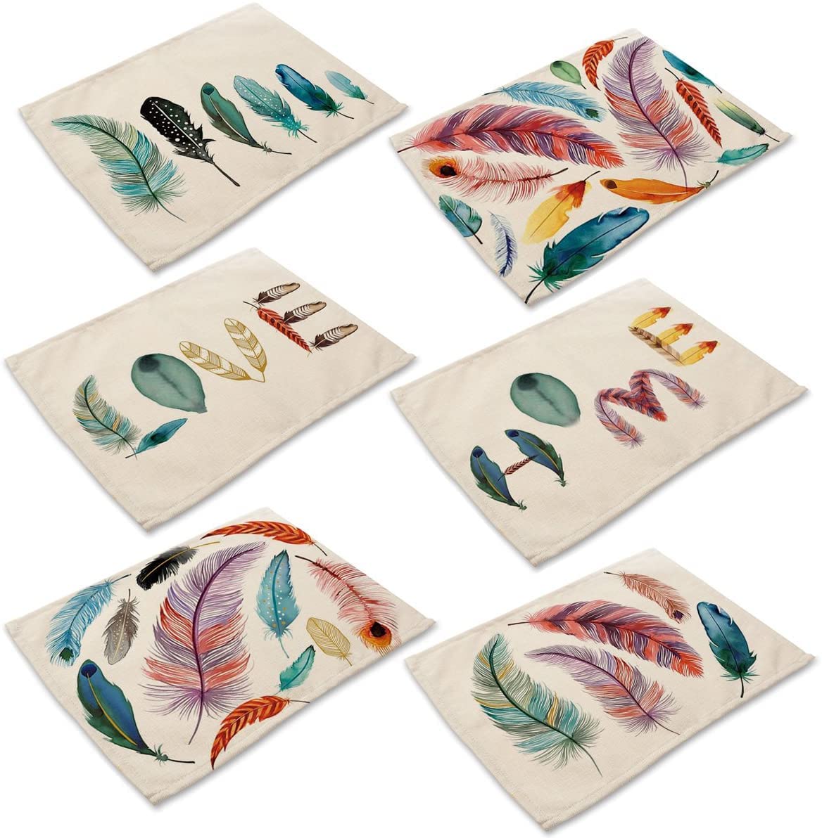 Set 12 Tovagliette Feltro Rotonde Lavabili - Antiscivolo, Resistente Al Calore Con Sottovaso, Blu Scuro - Foto 5