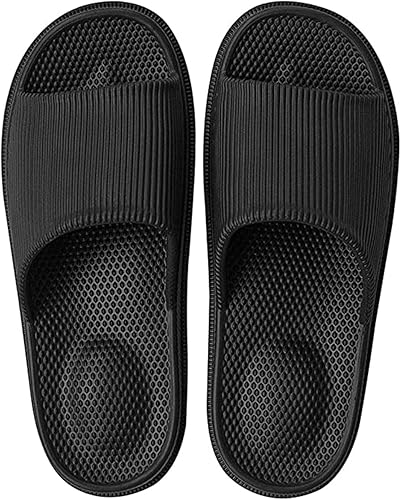 WYSBAOSHU Pantuflas para mujeres y hombres, sandalias de ducha antideslizantes para spa, masaje, espuma para baño, piscina
