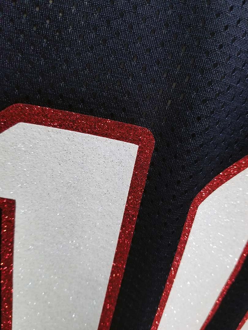 Drake Maye Womens Blinged Mesh Jersey (US, Alpha, Large, Regular, Regular, Blue)