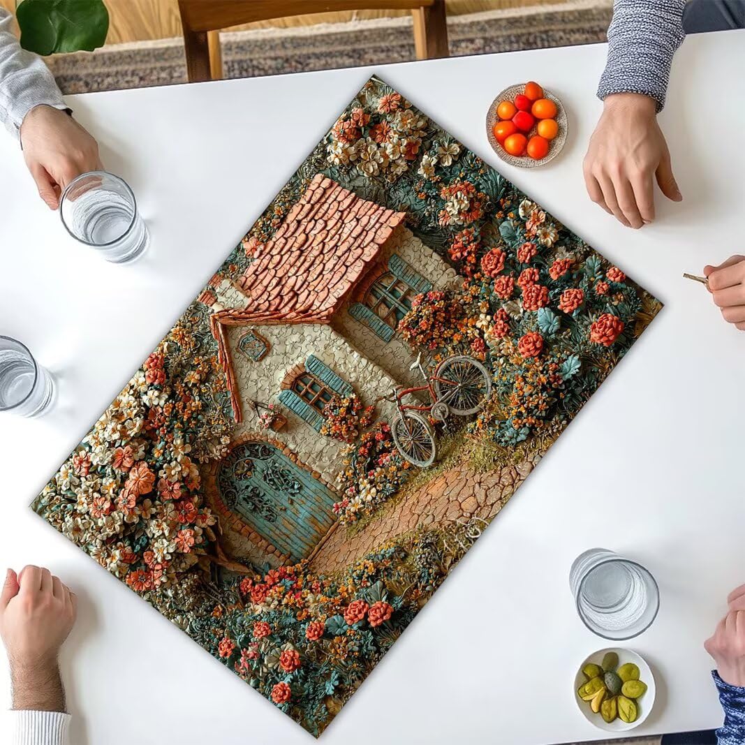Puzzle 2000 Pièces Adultes, Puzzle 2000 Pieces Jardin, Cadeau Femme -2202