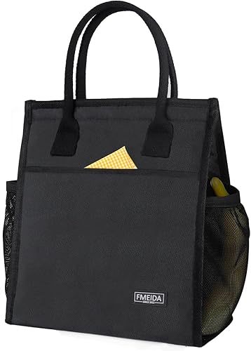 Miniatura 1 de Fmeida Lonchera aislada para mujeres y hombres, bolsas de almuerzo grandes de 9 litros con múltiples bolsillos, bolsa térmica reutilizable para el