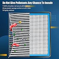 Vista 2 de 1* Filtro de aire de habitáculo HEPA de reemplazo CF11811 Compatible con Mazda 3, Mazda 6, Mazda CX-5 2013 2014 2015 2016 2017 2018 2019 2020 2021