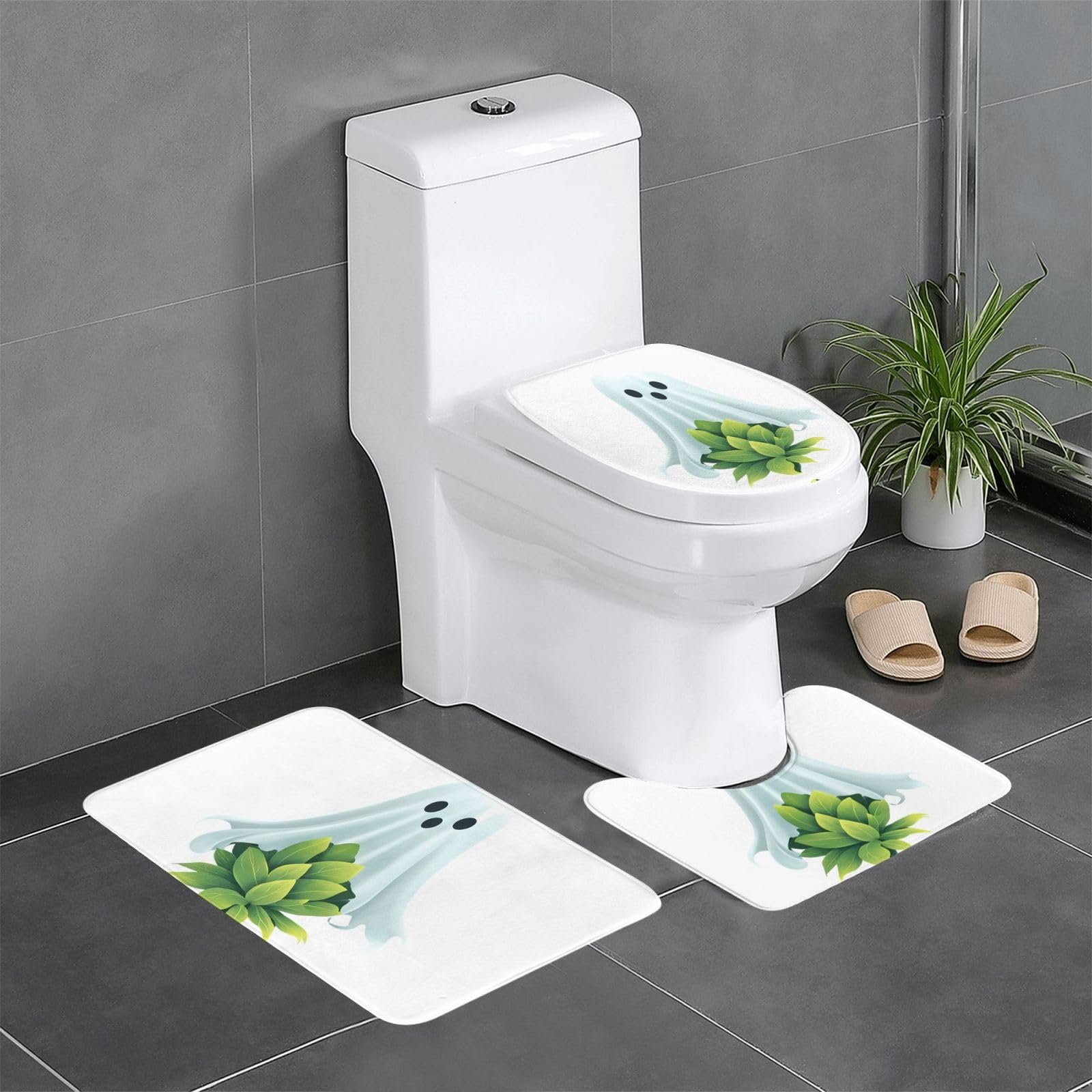 Tapis de salle de bain 61 x 40,6 cm absorbants WHJSSF tapis de douche durables