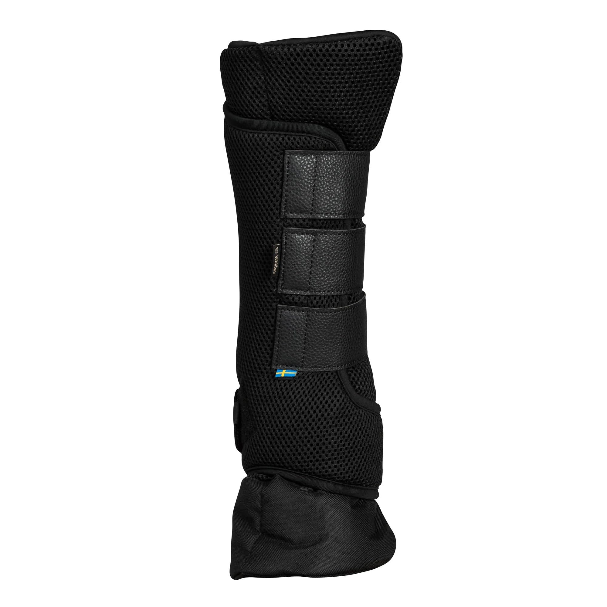 Back on Track® Airflow Stallgamaschen mit Verstärkung | Atmungsaktiv | Farbe: Schwarz (S)