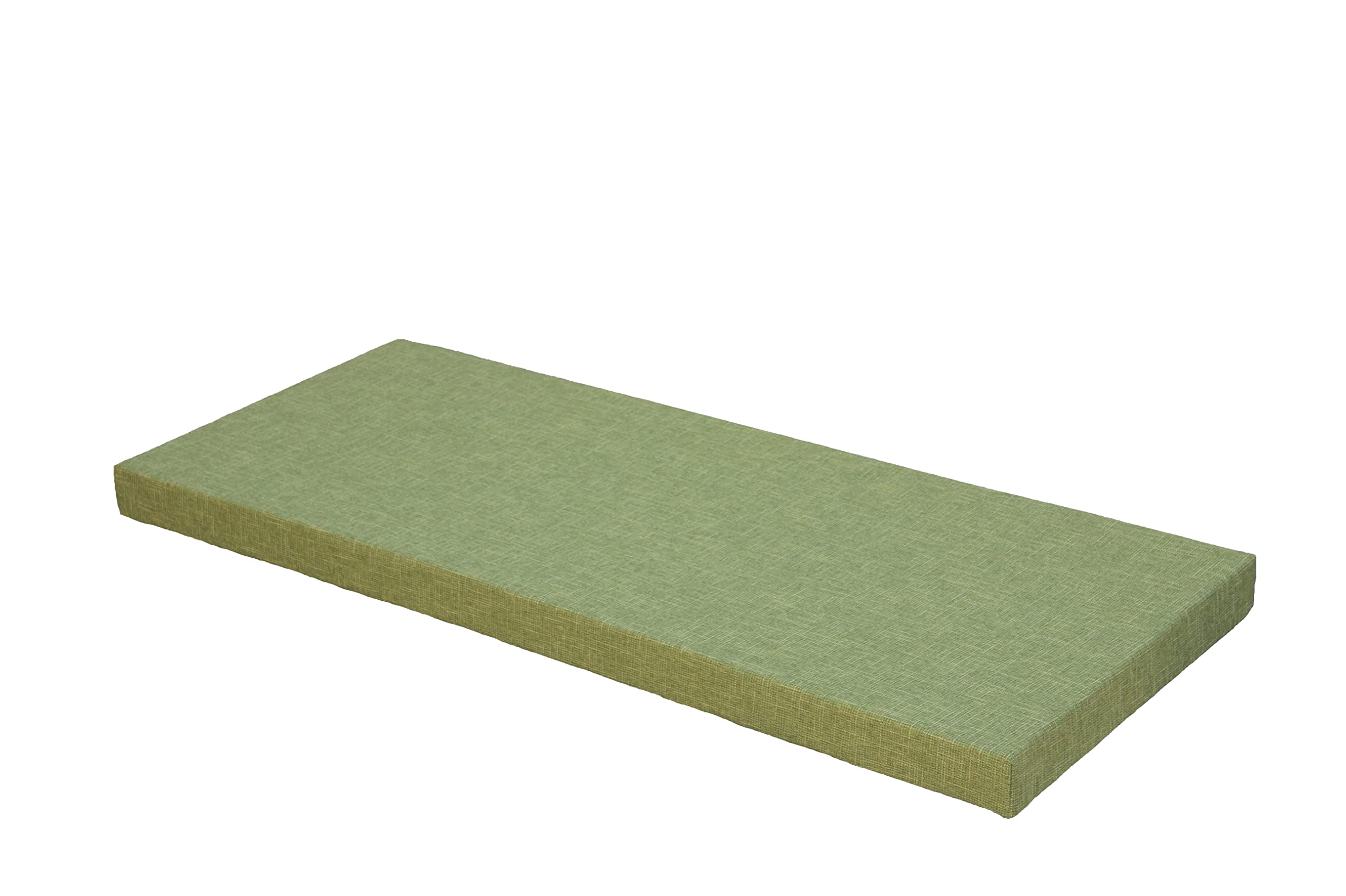 Ginsimar Custom Size Bench Cushion, Bay Window Seat Cushion, Thick Upholstery Foam Long Chair Cushion Sofa Pads Outdoor/Indoor Patio Furniture (Olive Green; 54 x 45 x 8 cm) โ image 1