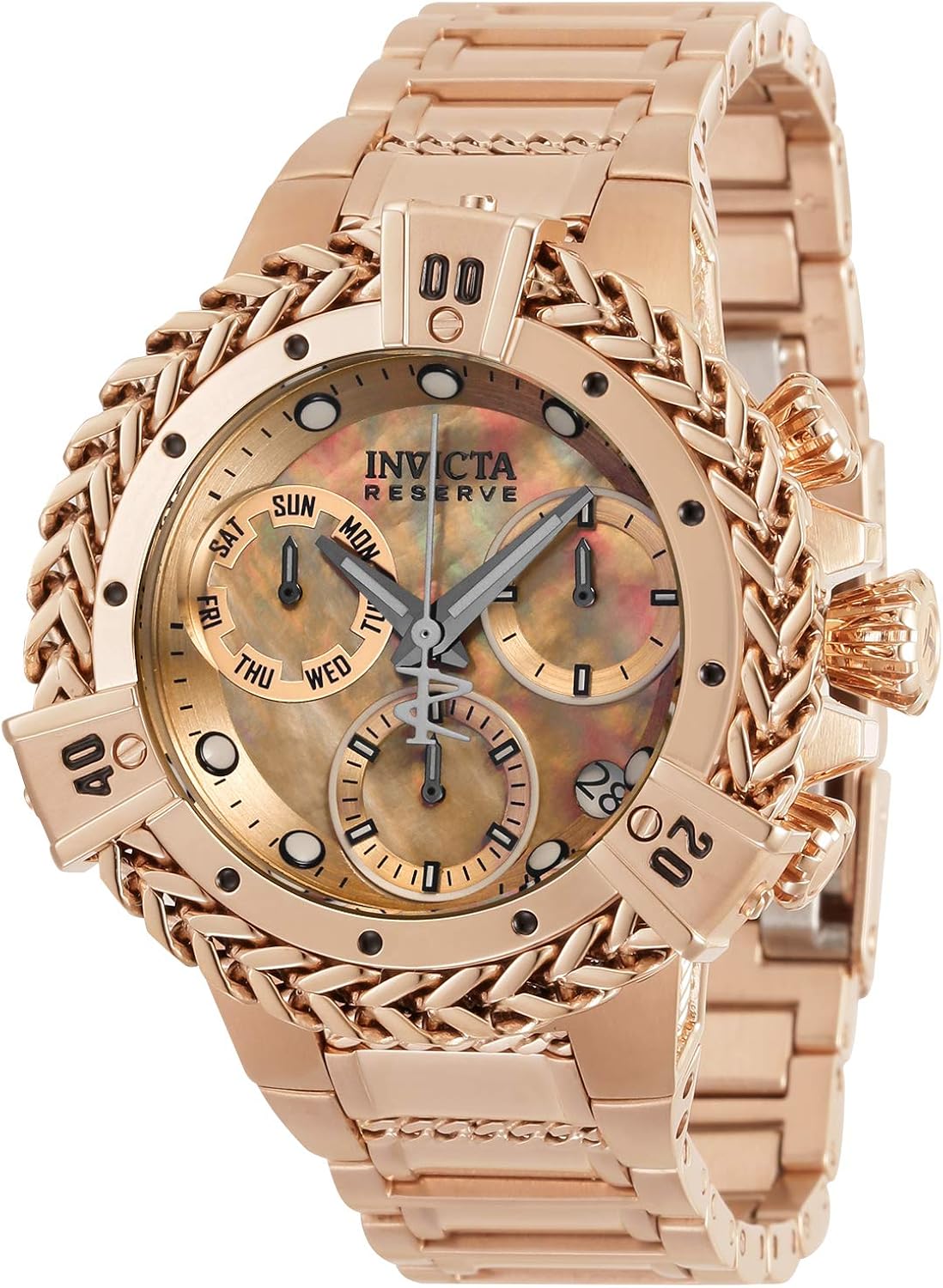 Invicta Orologio Analogico al Quarzo Donna con Cinturino in Acciaio Inossidabile 34844