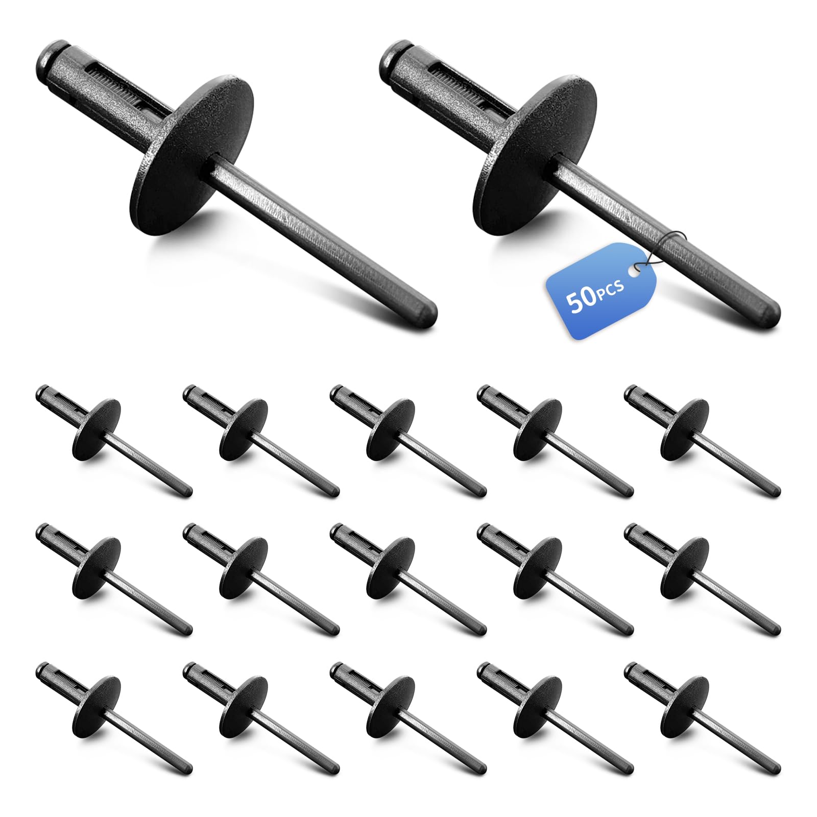 Rivetti ciechi in plastica con clip 6 mm per paraurti auto BMW X3