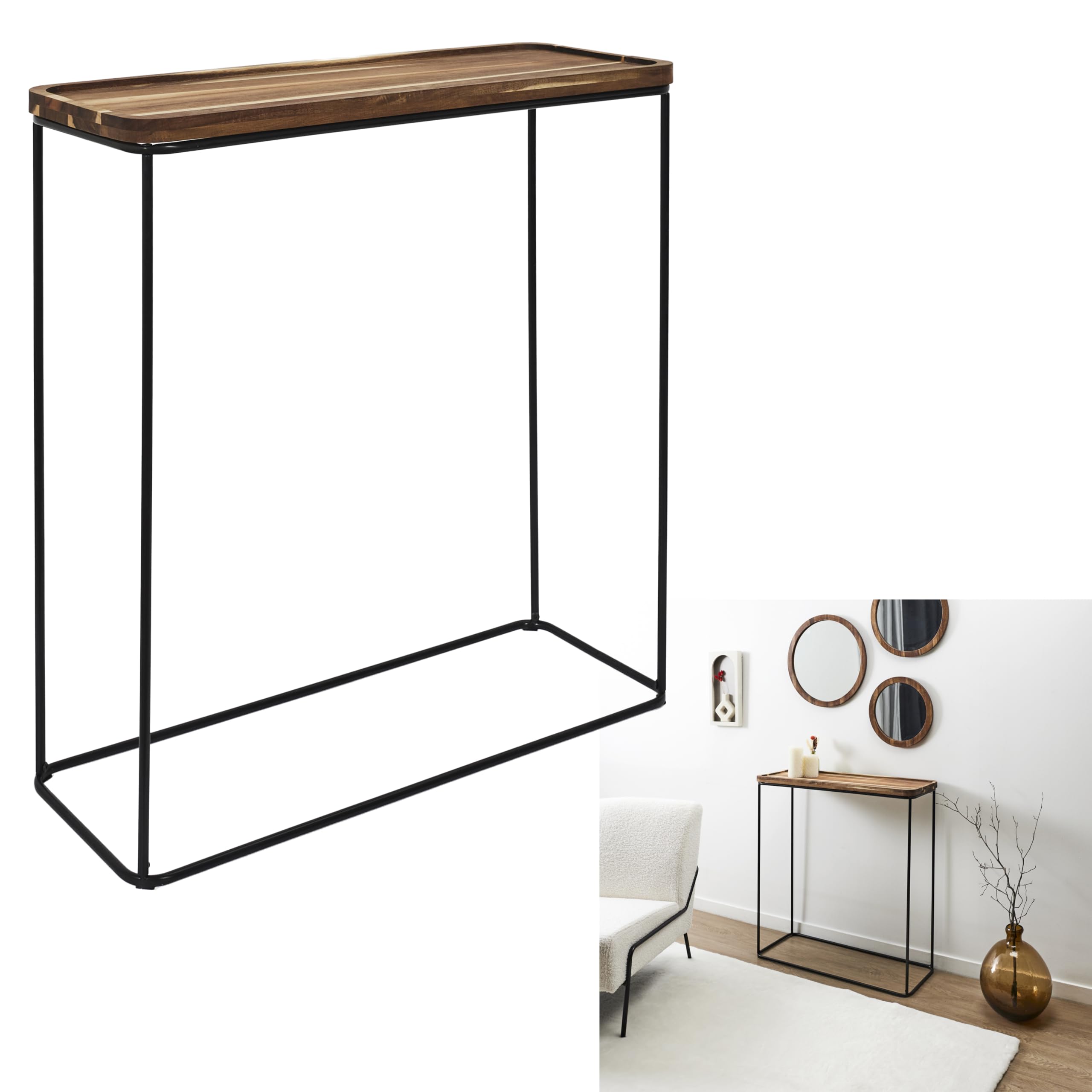 HOME DECO FACTORY Kaffeekapsel-Halter Drehschrank Edelstahl
