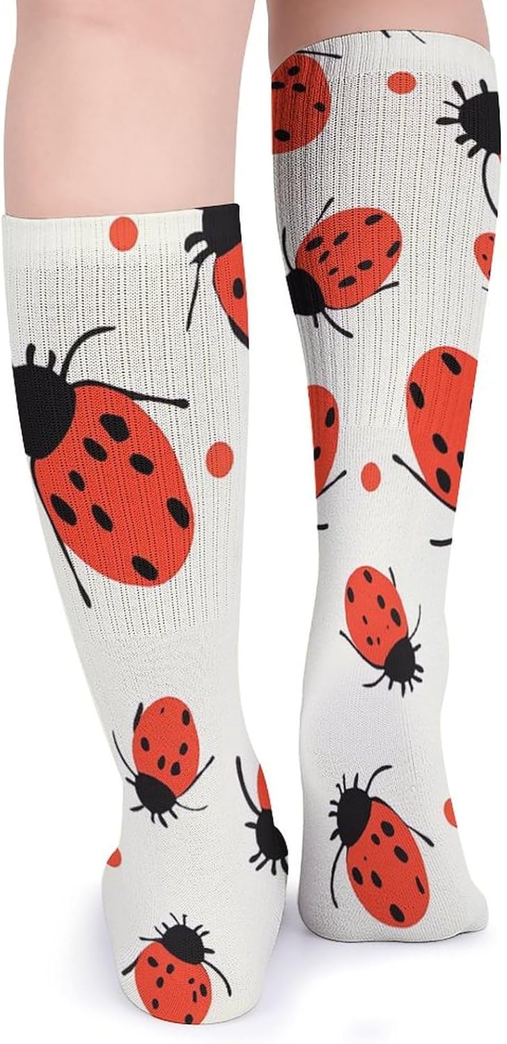 Pomeranians Puppies And Point Athletic Socks Pack of 5, Breathable Crew Socks, Outdoor Sports Socks for Men Women
