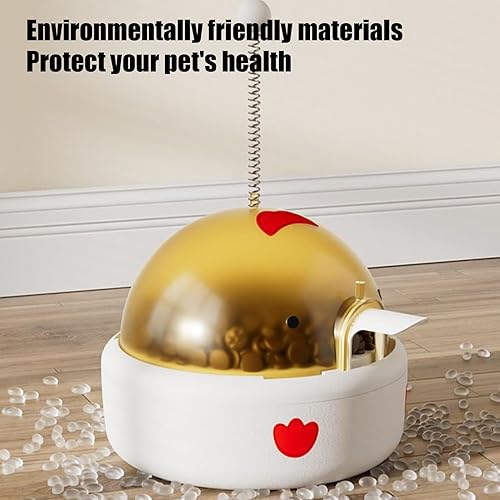 Miniatura 5 de Cat Puzzle Feeder, Fun Cute Duck Interactive Pet Accessories, Cat Food Puzzle for Play, Snacks, Floor Play, Pet Supplies, Home, Outdoor, Travel,