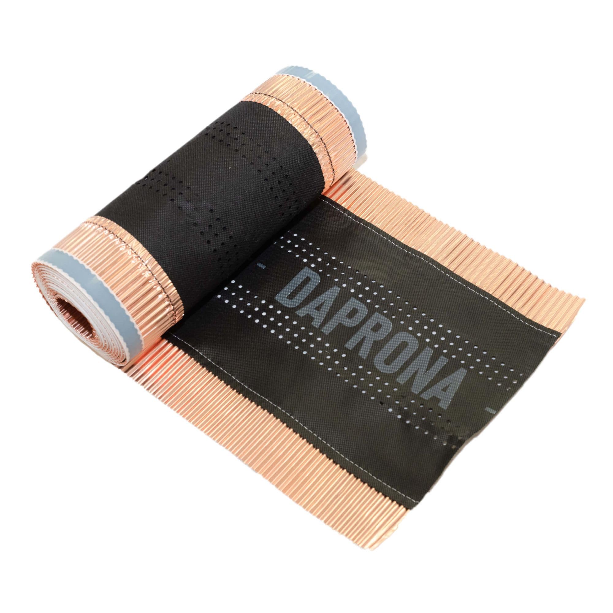 5m Bande de Faîtage Cuivre 300mm Rouge RAL 8004, Protection Toit