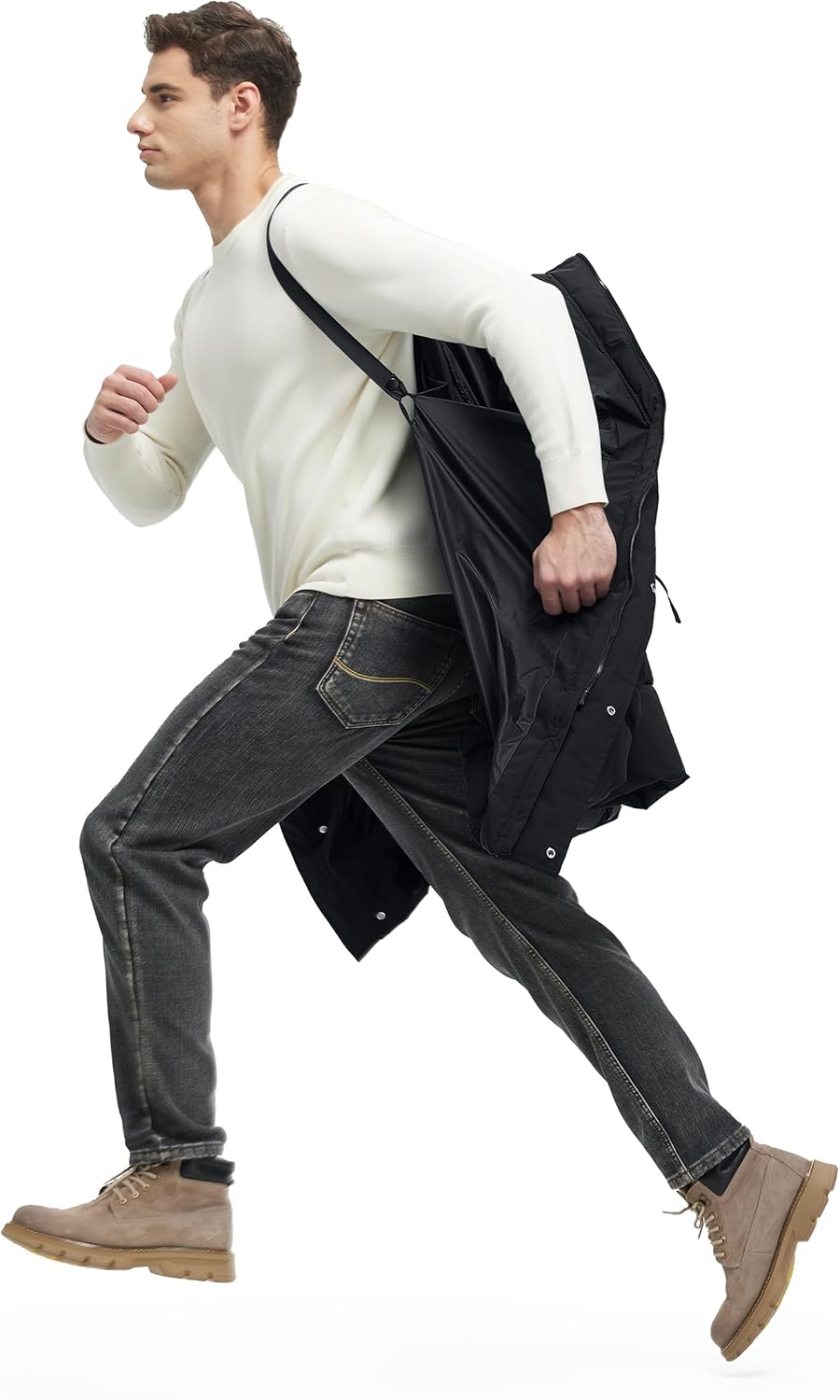 Men's Long Winter Warm Coats Winter Jackets for Men Waterproof Winter Coats for Men Heavyweight Hooded Coat - Image 5