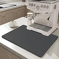 Vista 11 de Tapete de secado de platos de café, accesorios de decoración de máquina de cafetería, alfombrilla de cafetera para encimeras, almohadilla