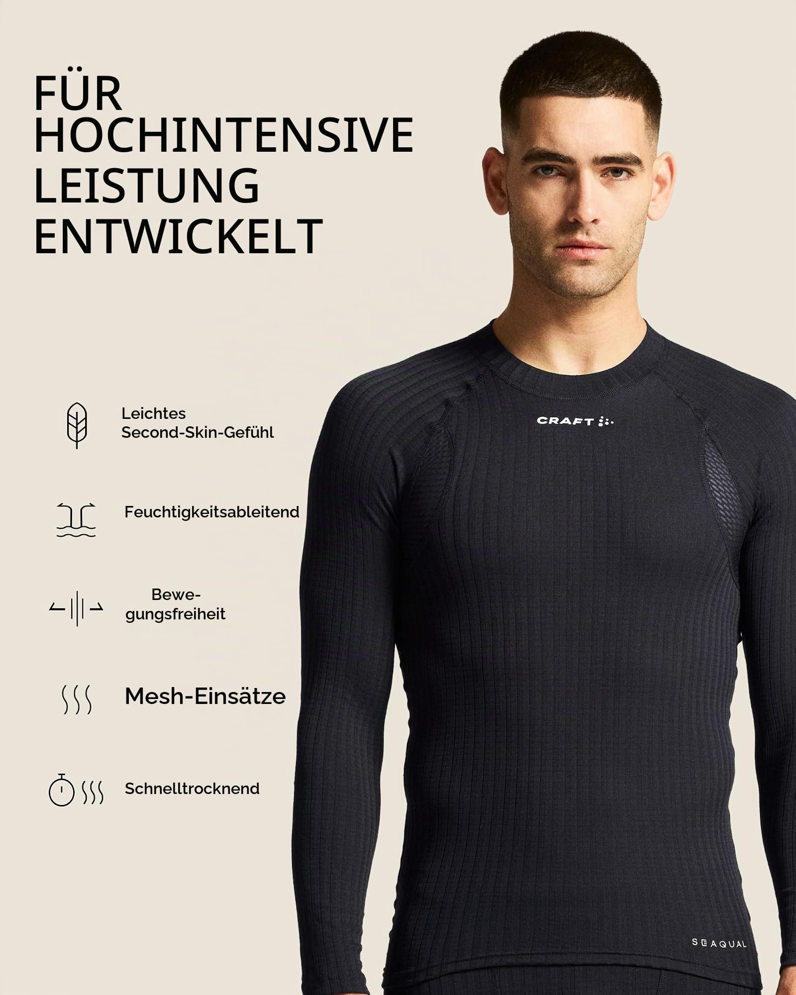 Craft Herren Active Extreme X Cn Ss M Baselayer XXL, Activewear für Herren Langarm, Temperaturmanagement, Recyceltes Polyester Baselayer (1er Pack)