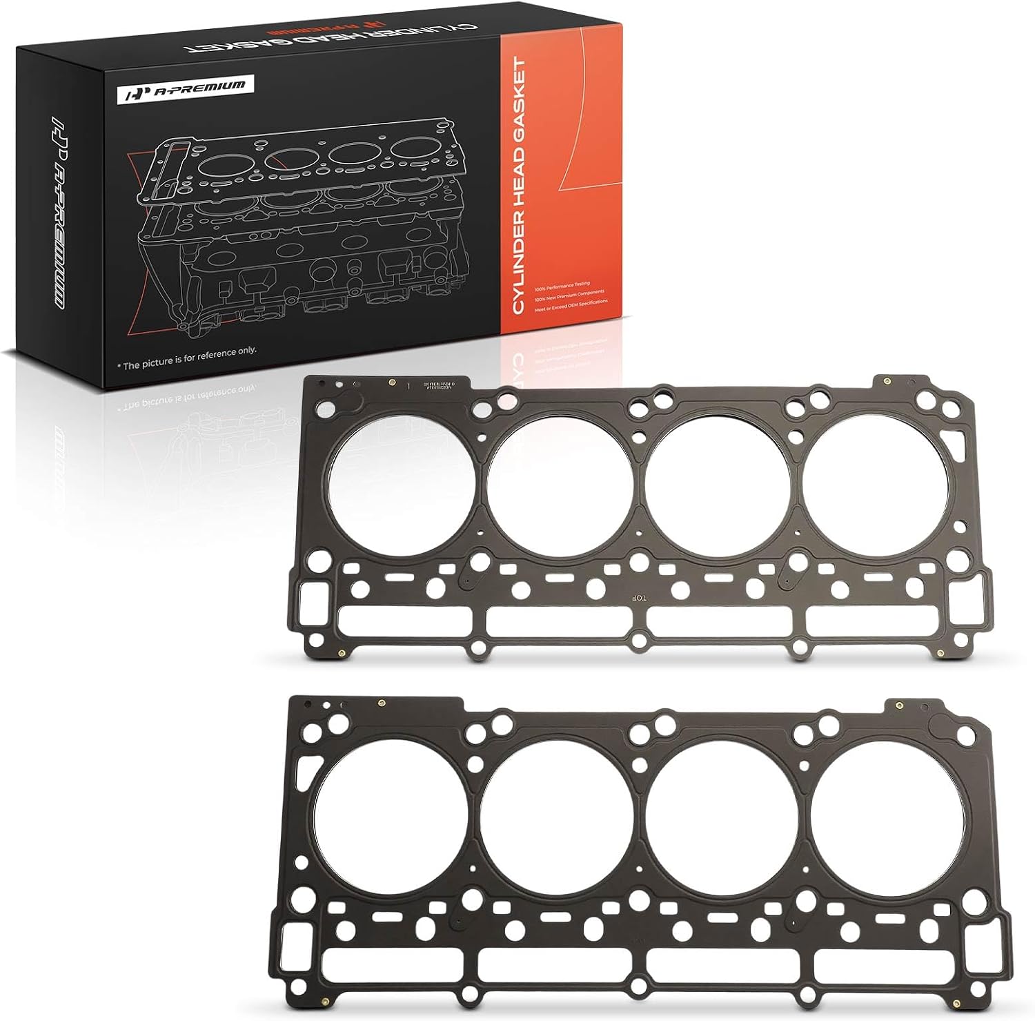 A-Premium V8 6.4L Left & Right Engine Cylinder Head Gasket Compatible with Ram 2500, 3500, 4500, 5500 & Jeep Grand Cherokee, Grand Wagoneer & Dodge Challenger, Charger, Durango & Chrysler 300, 2-Pack