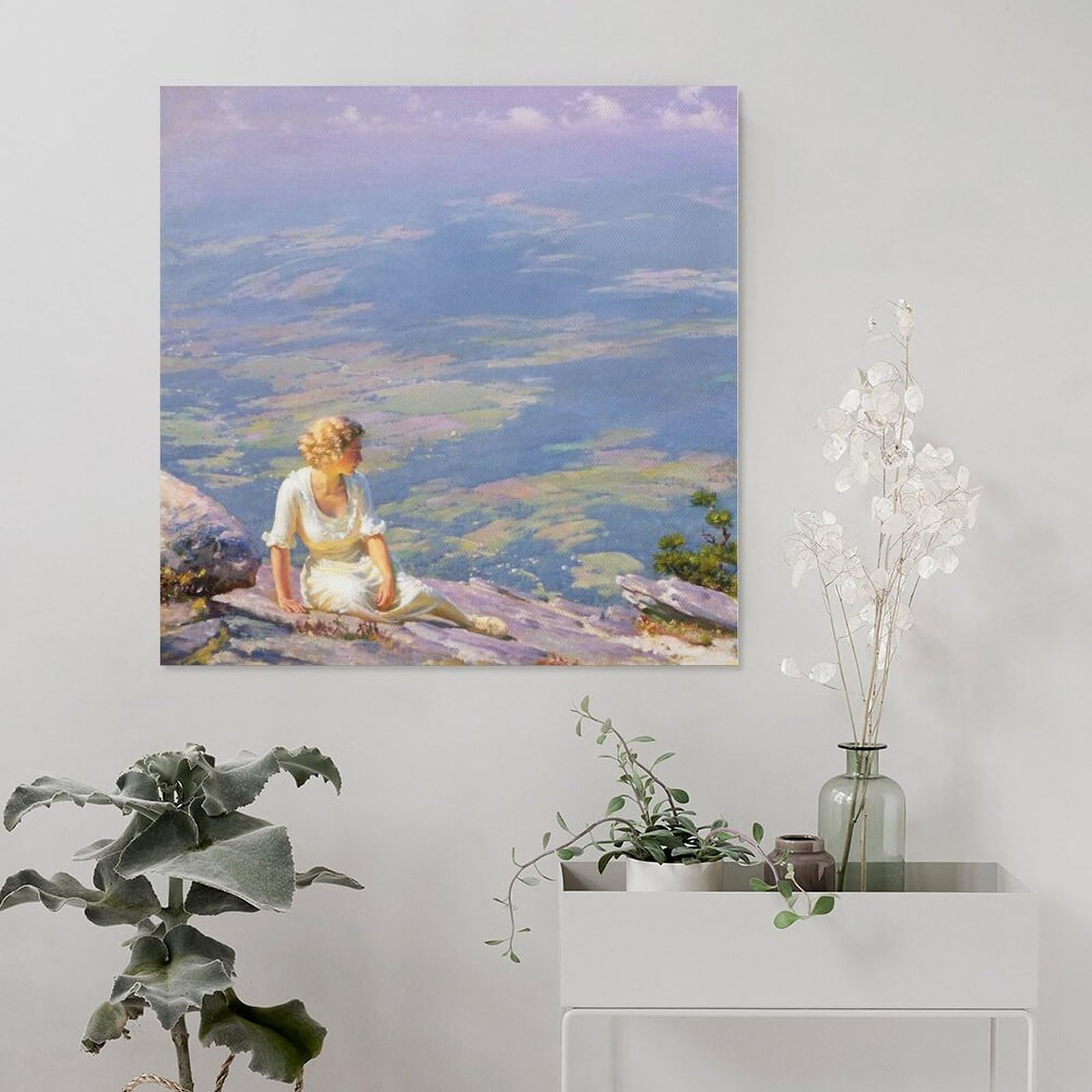 ガラシャ家リビングの壁に絵を飾る(10種類オプション) 直径40cm1 Amazon.co.jp: チャールズ・コートニー・カランの作品集 ～美しき自然