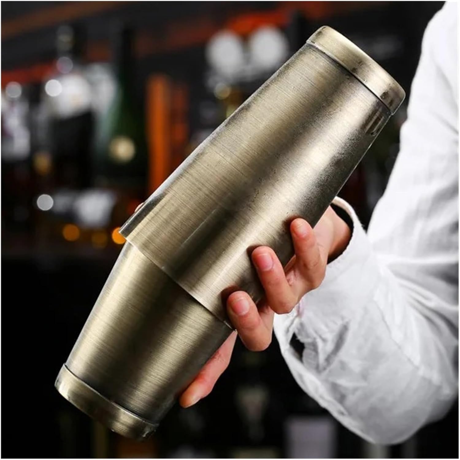 Shaker Set with Plated Finish – Barware Cocktail Mixing Tools for Home and Entertaining