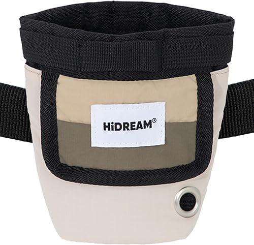 Miniatura 7 de ETIAL Riñonera con bolsa de golosinas para perros, cierre magnético, 3 vías de uso, nailon resistente al agua, dispensador de bolsas para