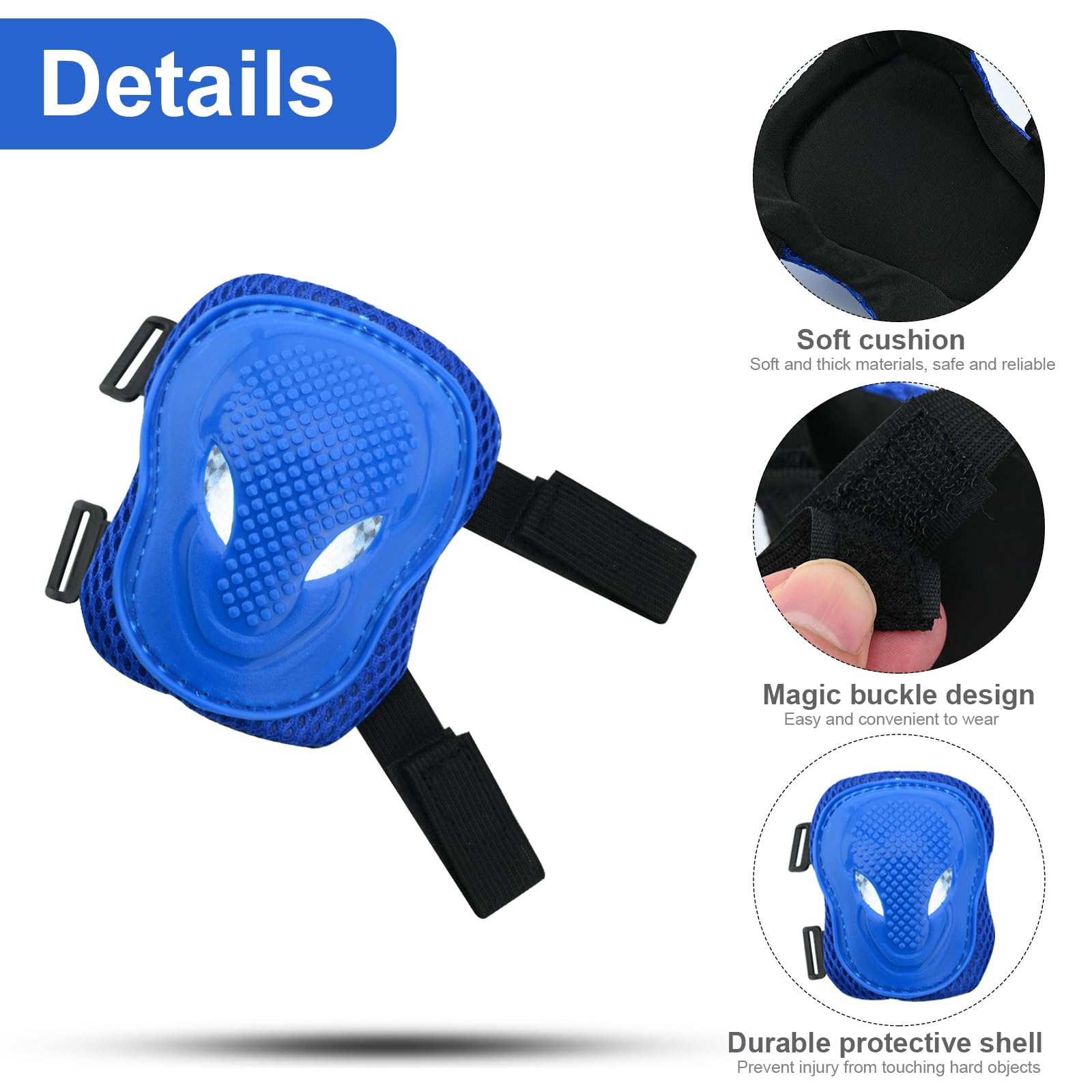 Set De Protection Enfant - Casque Réglable + Genouillères + Coudières + Protège-poignets | ValueTalks