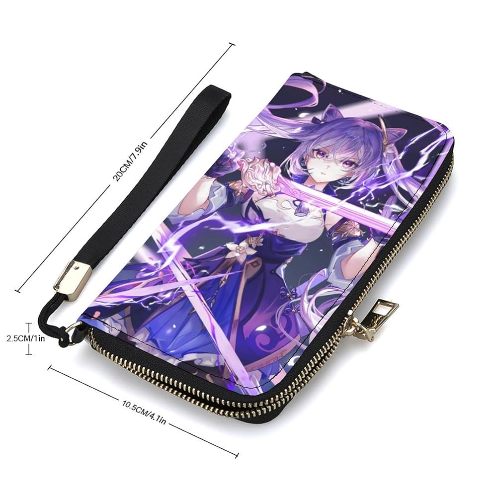 Amazon | [RFSHOP] 長財布 財布 原神 イラスト 刻晴 剣士 20x10