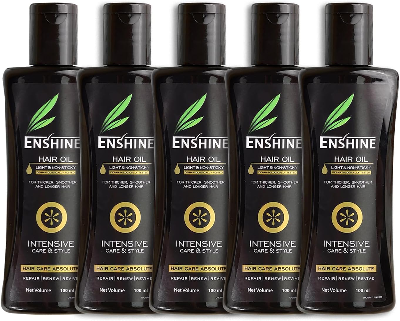 Enshine Ayurvedic Hair Oil | Blend of 21 Herbal Oils | Reduces Fall, Dandruff & Promotes Growth | For Thicker, Smoother & Longer | Nourishes Chemically Treated | Supreme Protection For All Hair Types