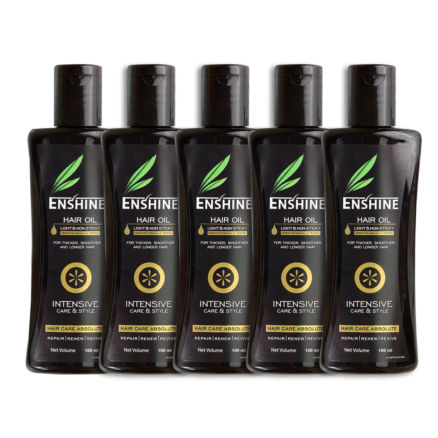 Enshine Ayurvedic Hair Oil | Blend of 21 Herbal Oils | Reduces Fall, Dandruff & Promotes Growth | For Thicker, Smoother & Longer | Nourishes Chemically Treated | Supreme Protection For All Hair Types