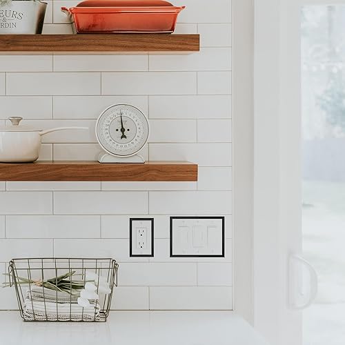 Miniatura 4 de JSIWOTH Moldura de 9.8 pies para despegar y pegar, moldura de pared flexible para salpicaduras de cocina, mesas, armarios, muebles, bordes,