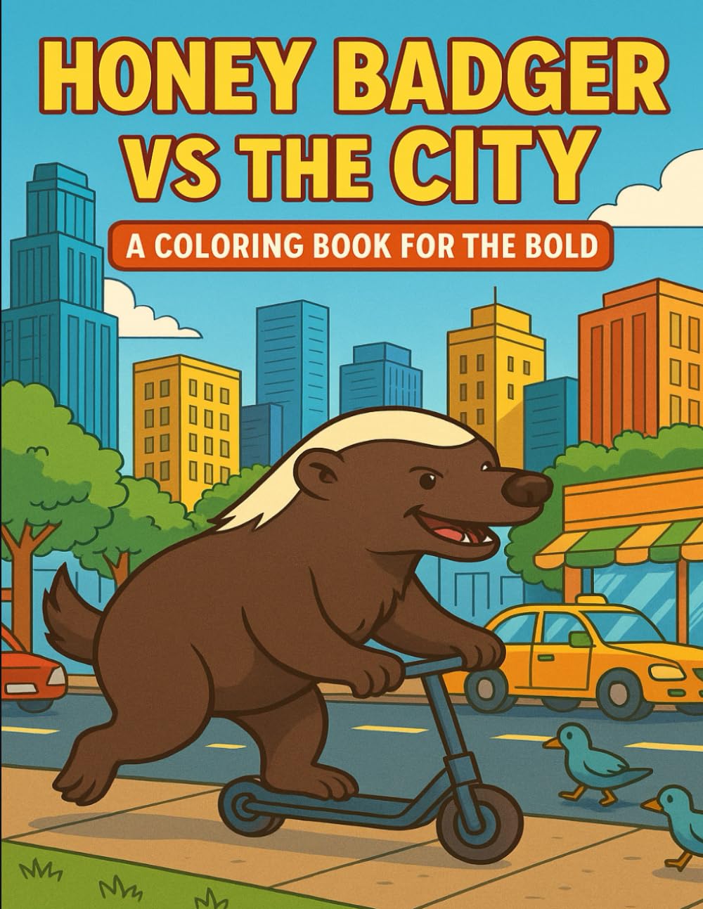 Honey Badger vs the City: A Coloring Book for the Bold