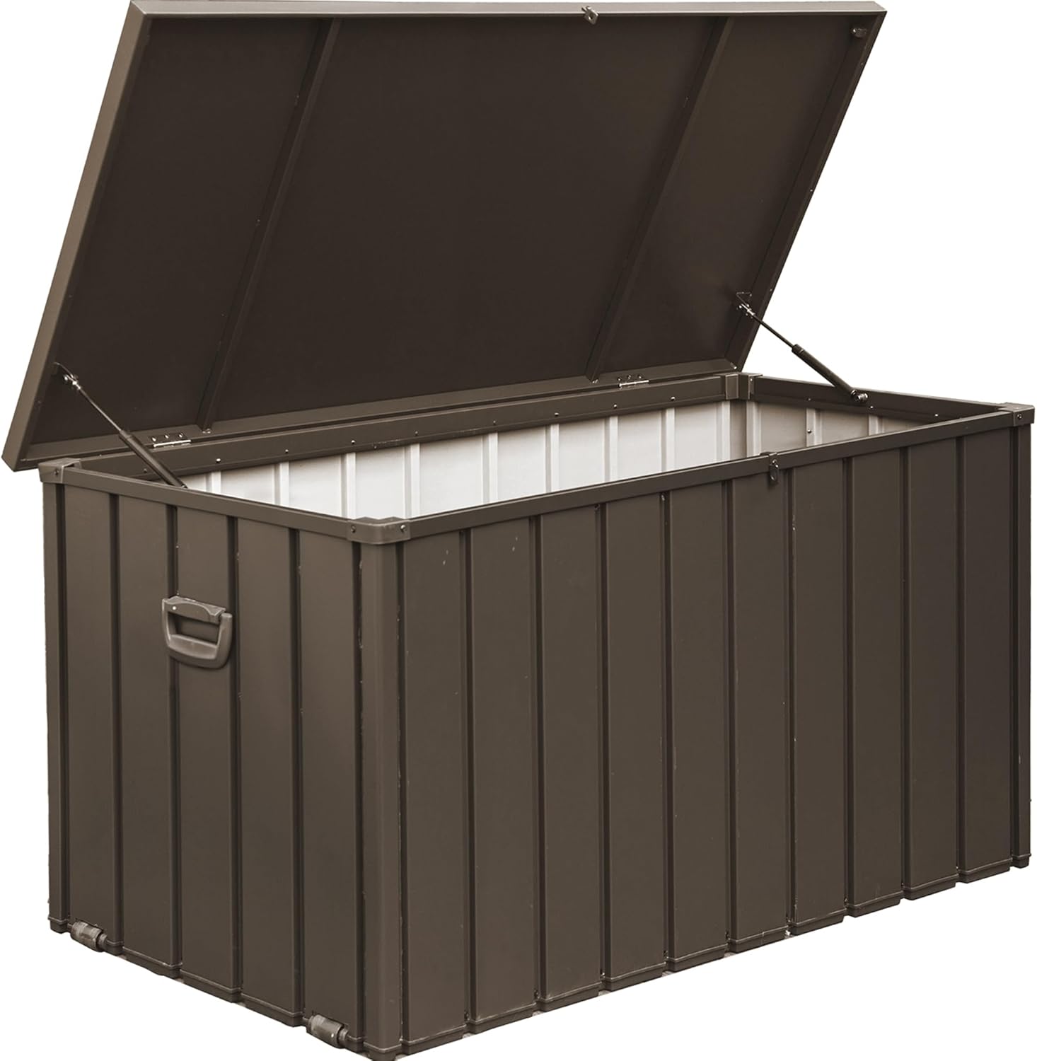 160 Gallon Outdoor Deck Box Metal Storage Container with