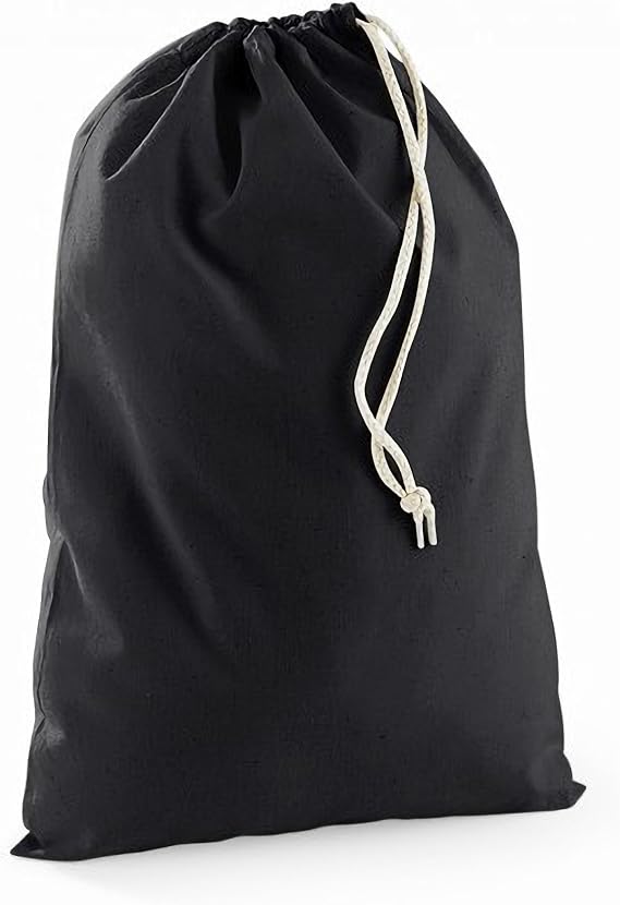 Westford Mill Cotton Stuff Bag (S) (Black)