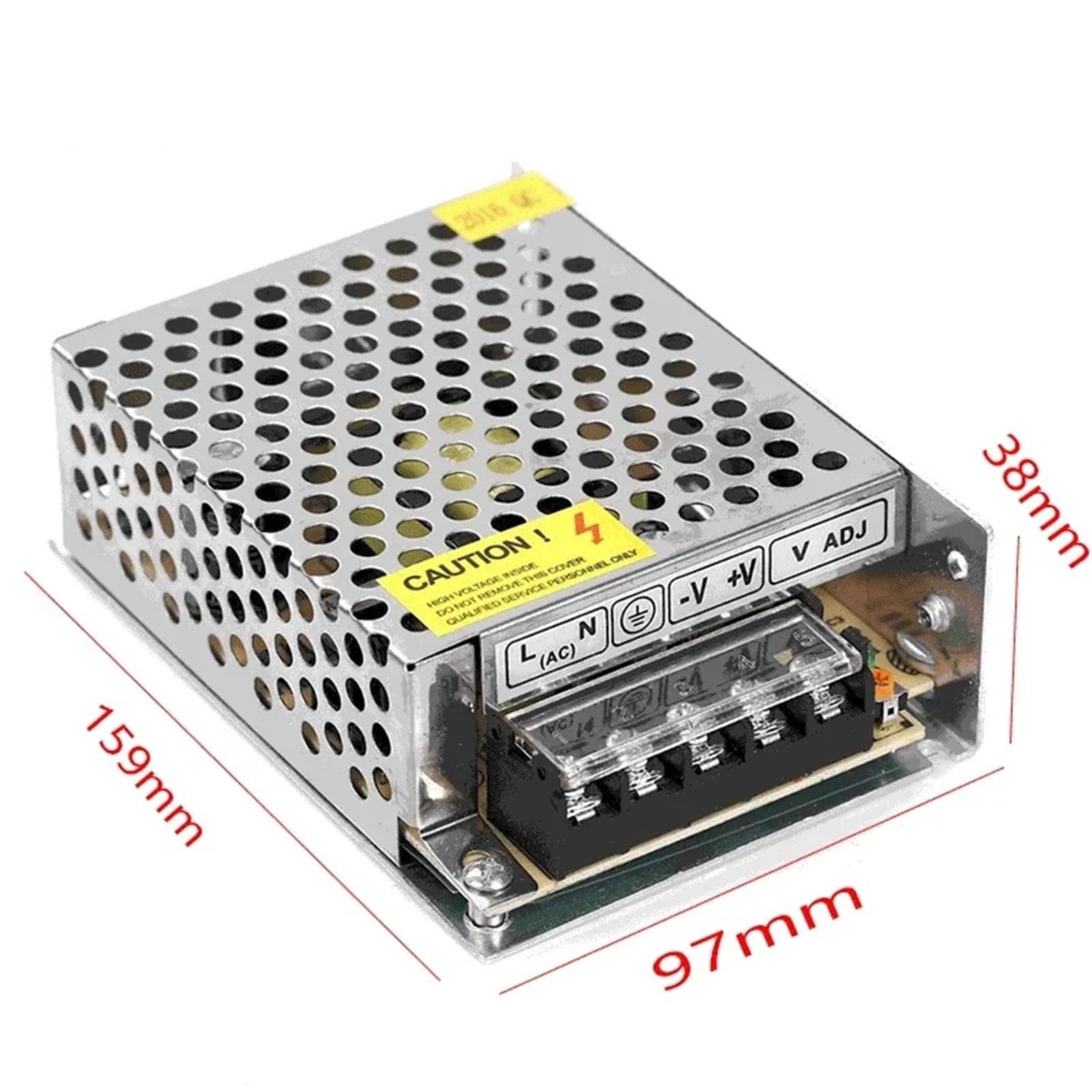 1 pz Alimentatore Switching DC 12 V 24 V 4A 5A 2A 2.5A 50 W 60 W Luce AC 100-240 V Adattatore SMPS for Strisce LED(60W 24V 2.5A)