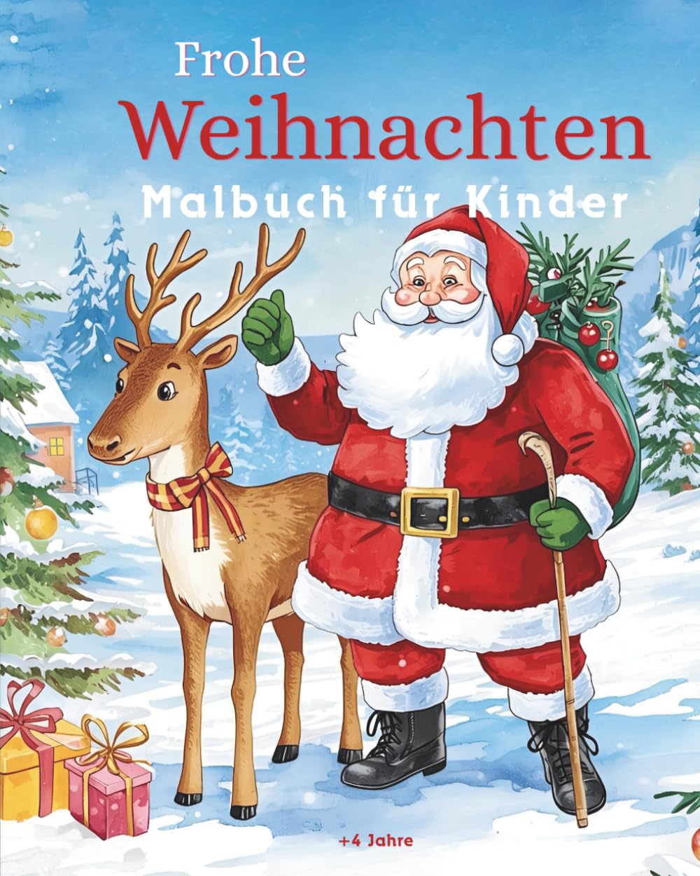 Frohe Weihnachten – das Malbuch für Kinder