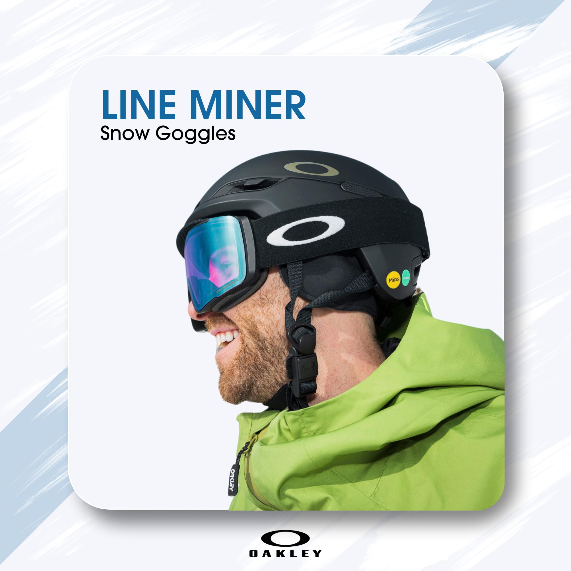 Oakley Line Miner OO7070, OO7093 gogle narciarskie dla mężczyzn dla kobiet + pakiet z designerskim zestawem okularów iWear
