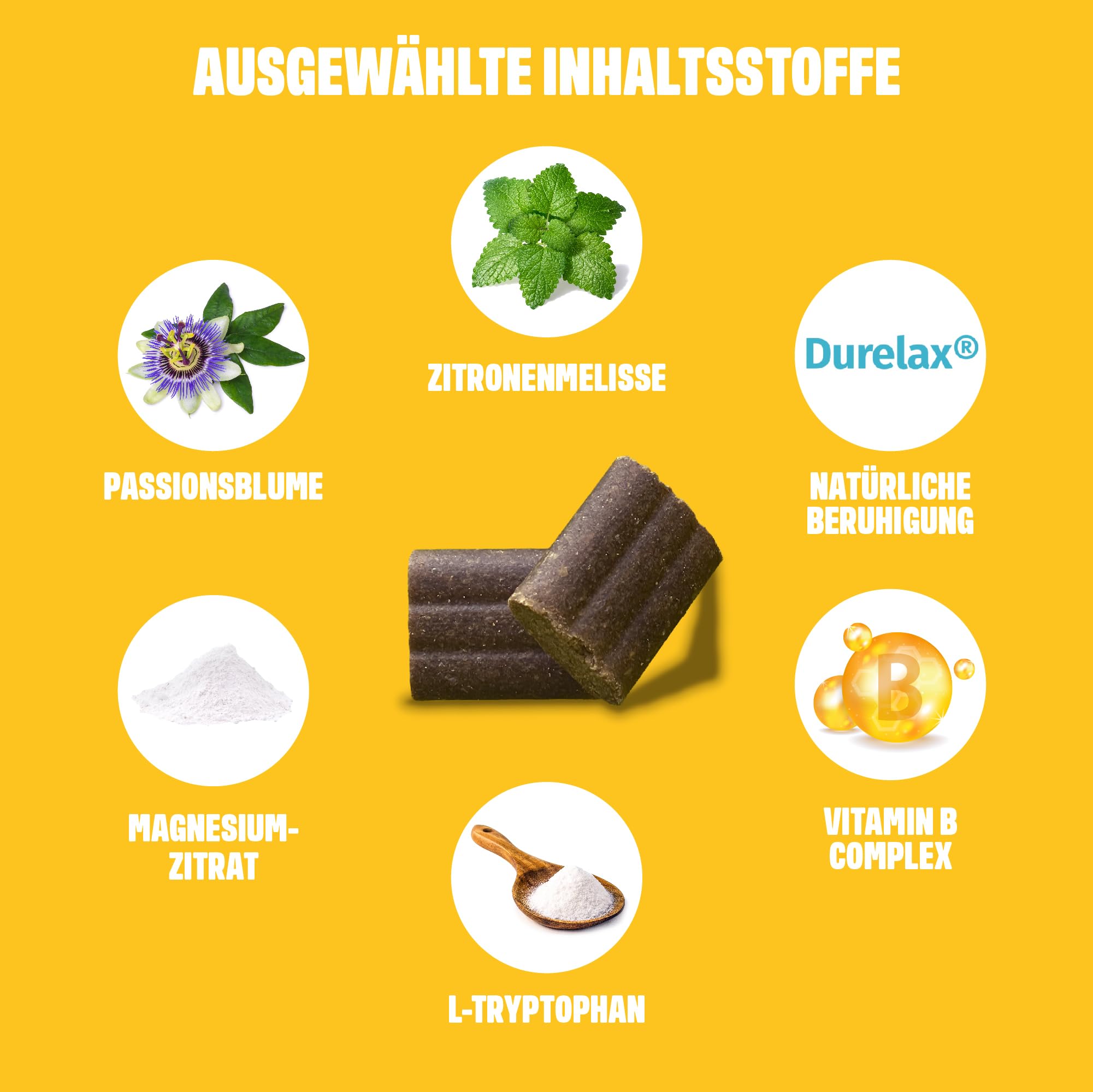 ivvi Relax - Sanfte Entspannung für Hunde – Beruhigende Leckerlis mit L-Tryptophan & Kräutern - hilfreich zur Beruhigung bei Angst und Stress - 60 leckere Snacks mit Huhn