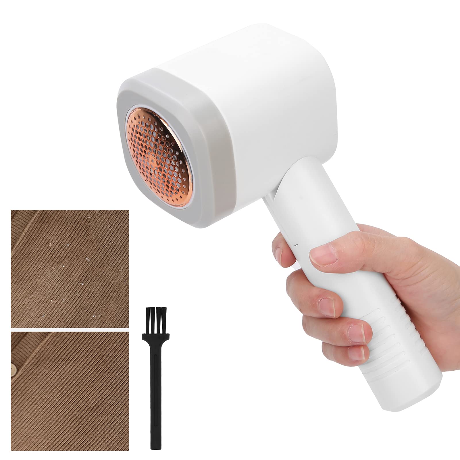 Fabric Shaver Electric Rechargeable Portable Lint Remover Defuzzer for Kleidung Pullover Jacken PET Flusenentferner mit Schutznetz Akkubetrieben