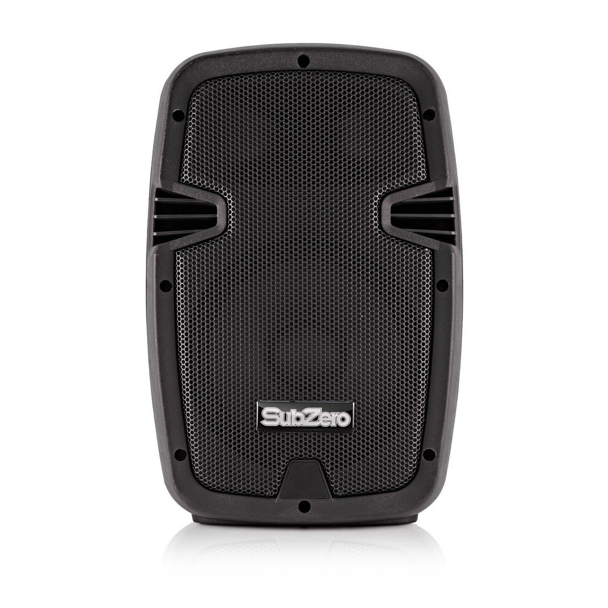 SubZero 200 W 8" Sistema con Lettore Digitale Multimediale e Stand | Pacchetto Portatile con Due Diffusori Professionali, Suono Chiaro da Woofer 8 Pollici, Mixer Integrato Pronto per il Palco