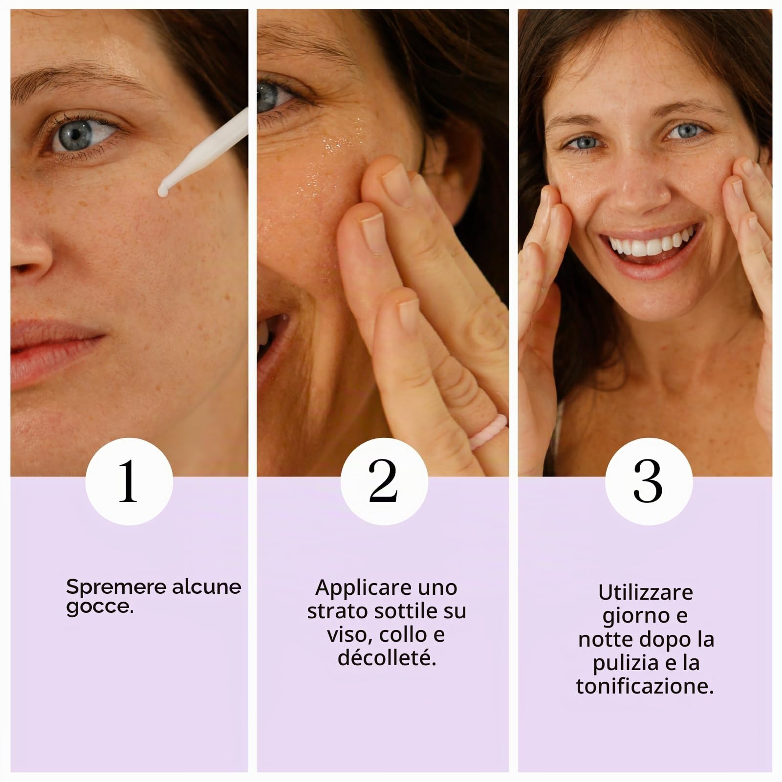 LilyAna Naturals Siero al retinolo, prodotto negli Stati Uniti, siero viso anti invecchiamento con acido ialuronico e vitamina E, riduce le macchie dell'età e i danni del sole, promuove collagene ed
