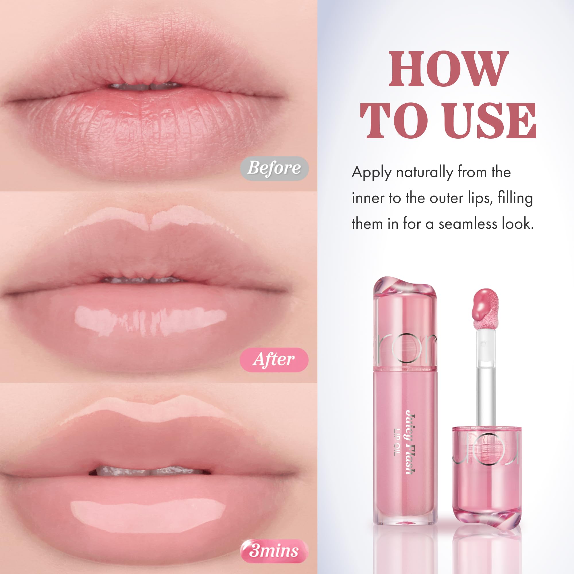 Amazon.com : rom&nd JUICY FLASH LIP OIL 02 BERRY UP​ : Beauty