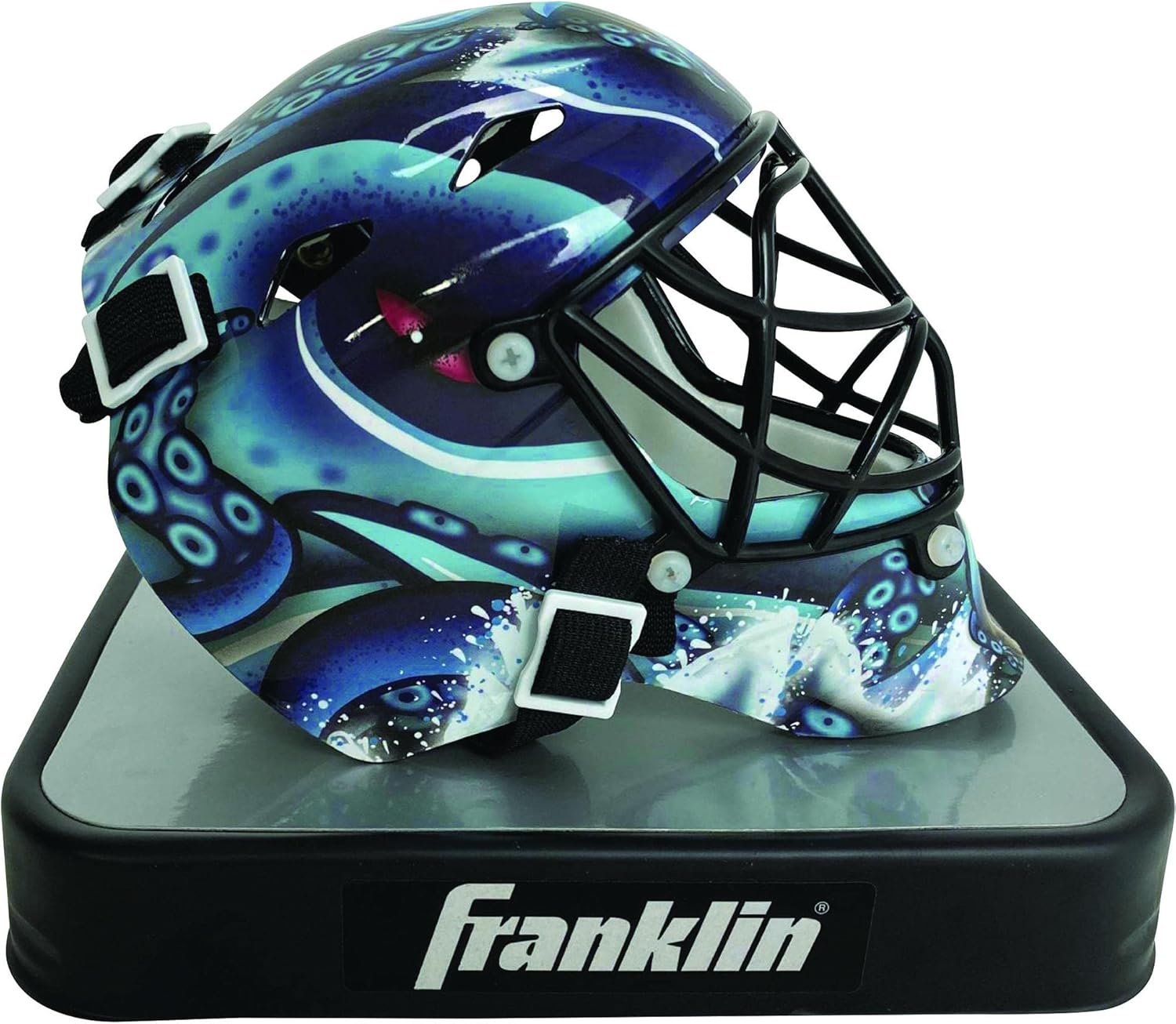 Seattle Kraken Unsigned Franklin Sports Replica Mini Goalie Mask - NHL Unsigned Miscellaneous
