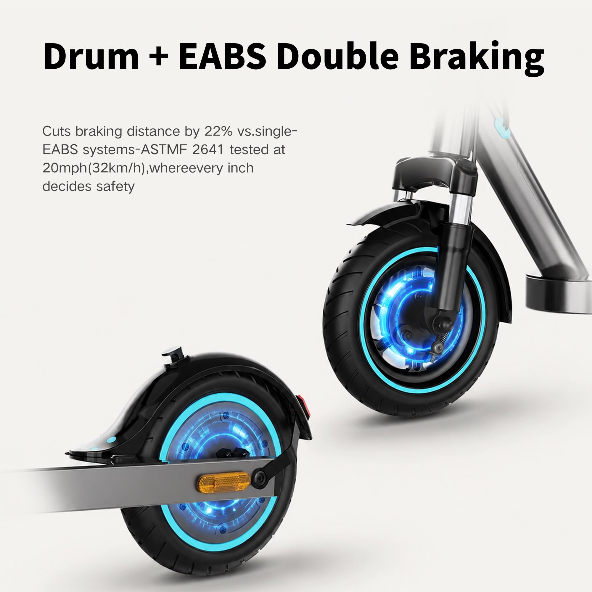QnQ Trottinette Électriques Adulte Antivol, Moteur 500W/1500W, 8.5'' Pneu Anti-crevaison, Batterie 10.4AH, autonomie de 20 à 35 km, 3 Modes, Maximum 25km/h, Double Frein, Double Amortisseur, APP