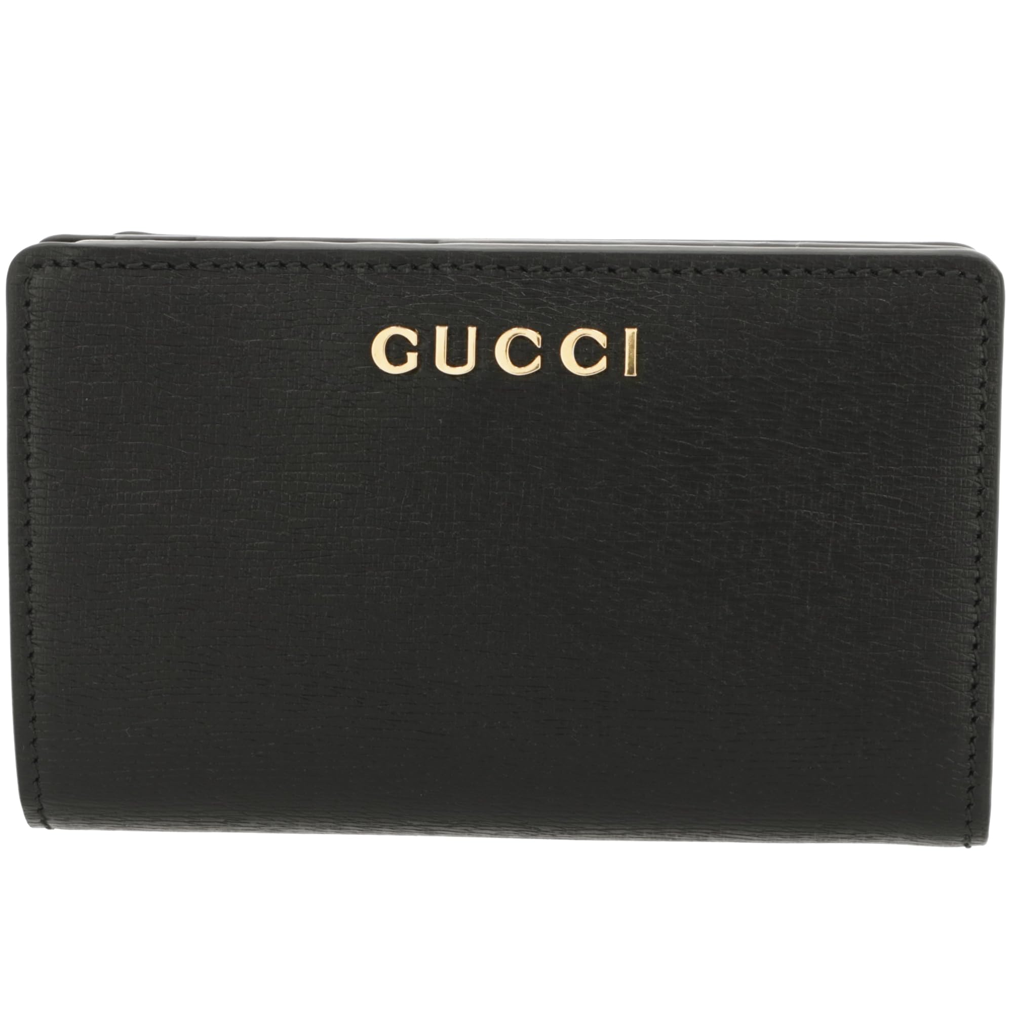 GUCCI グッチ 二つ折り財布 ブラック シルバー ロゴ お札入れ カード入れ imgrc0075444438.jpg