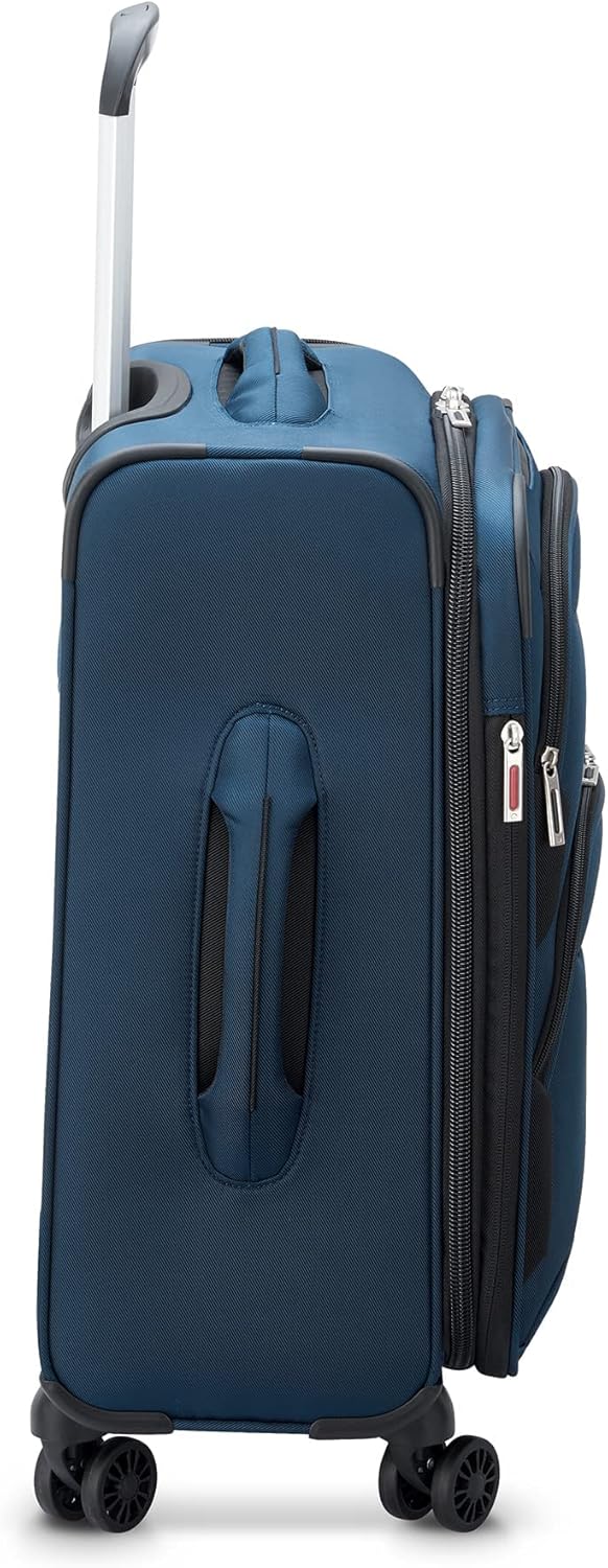 DELSEY PARIS Sky Max 2.0 Softside Expandable Luggage with Spinner Wheels, Blue, 2-Piece Set (21/Duffle) - Image 5