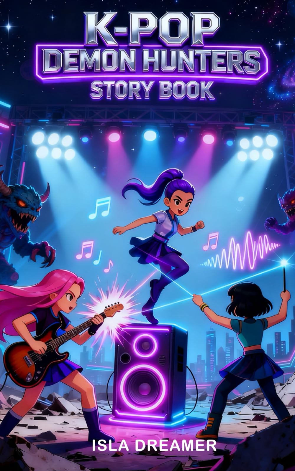K-Pop Demon Hunters: An Epic K-Pop Adventure of Friendship, Courage, and Music That Helps Kids Shine with Their True Colors