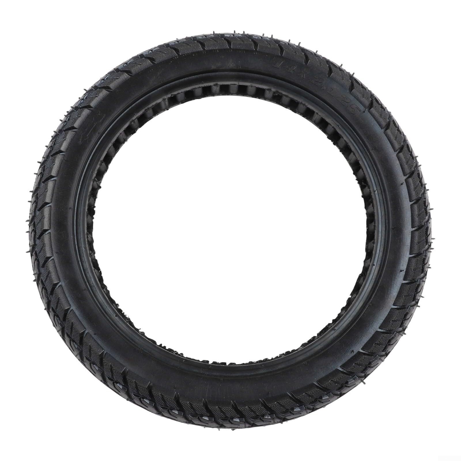 Pneumatico pieno airless 14x2.125, gomma di ricambio antiforatura 57-254, leggero, durevole e antiforatura, adatto for monopattino elettrico