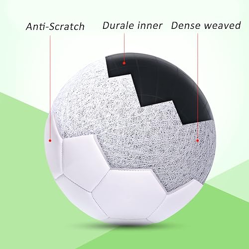 Miniatura 4 de Soccer Ball Size 3 4 5 Pure Color DIY Kids Boy Gift Painting Together with Parents Grandparents or Kindergarten Teacher