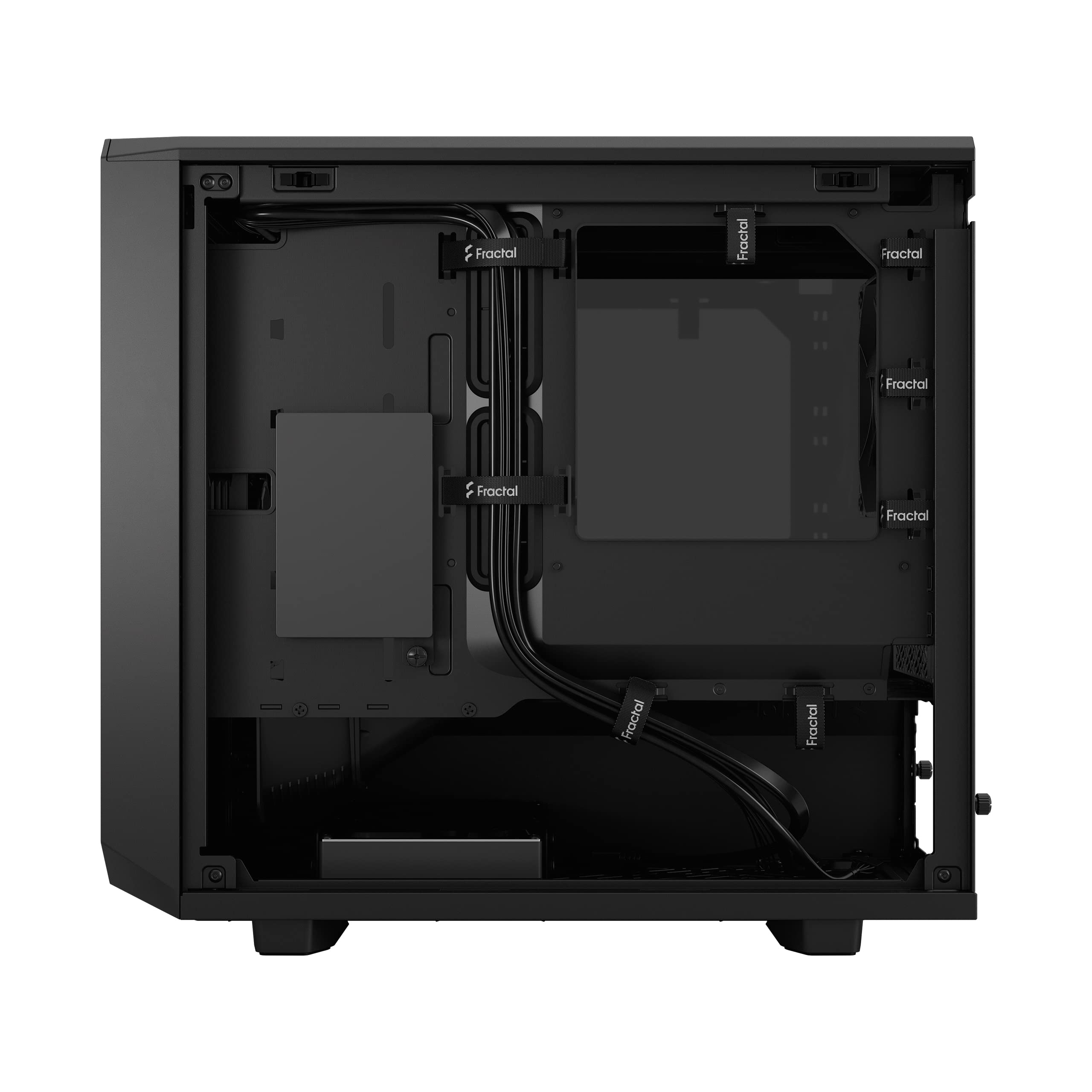Fractal Design Meshify 2 Nano Black, Tempered Glass Dark Tint
